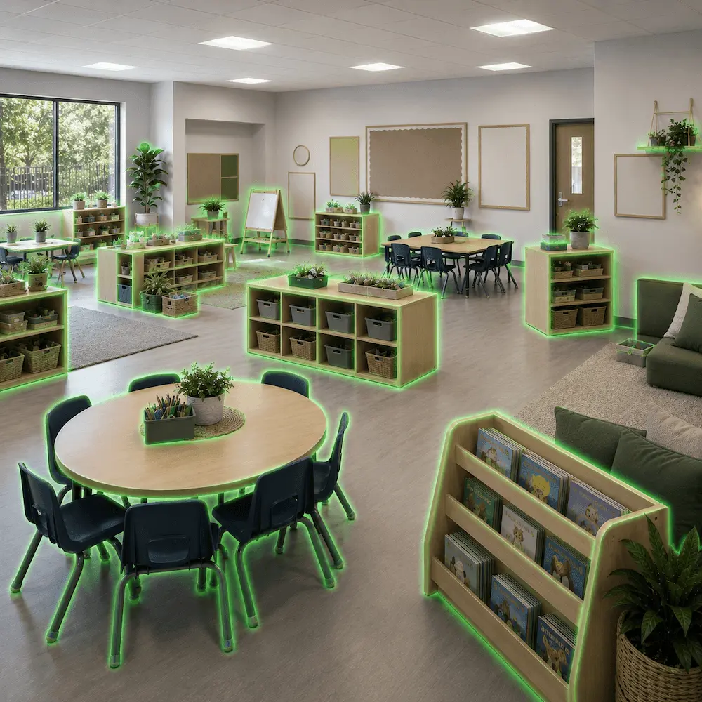 Planning a learning space with Planner 5D