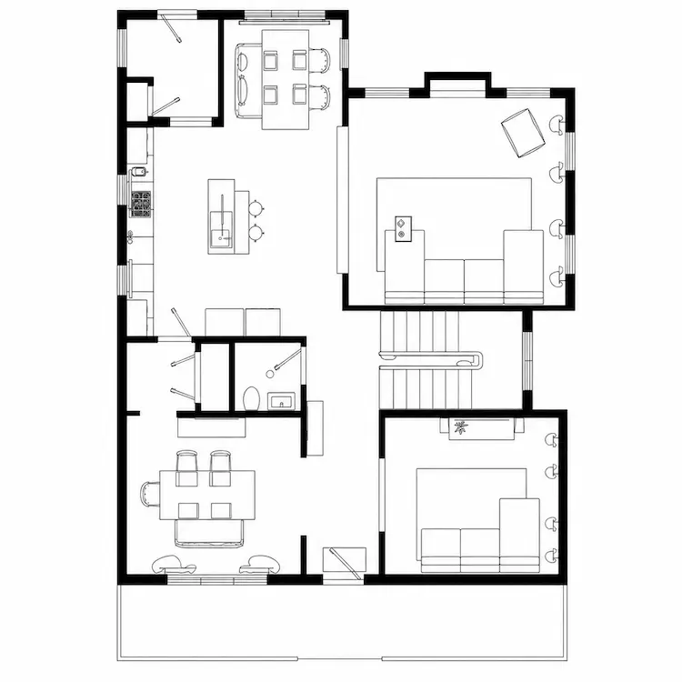 Uploaded 2D floor plan