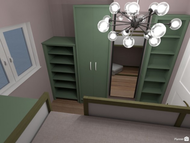 green closet design