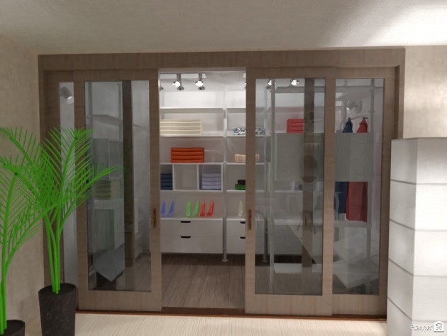 closet design with Planner 5D