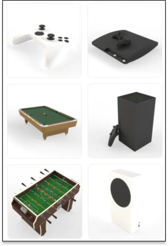 Gaming furniture and decor