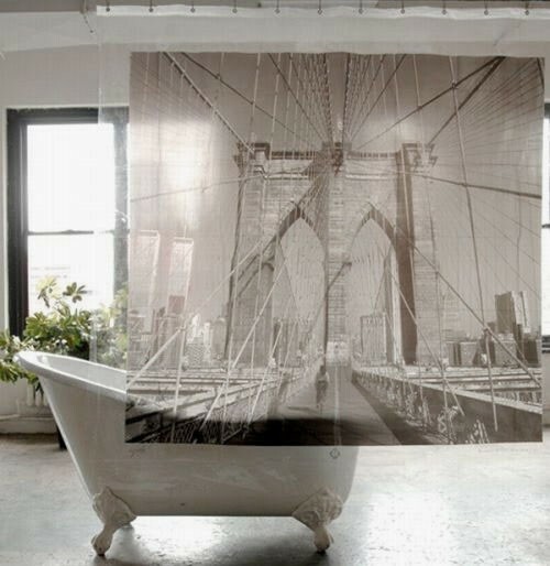 +30 Shower Curtains that Will Make You Wish to Take a Shower - Articles about Beautiful Decor 12 by  image