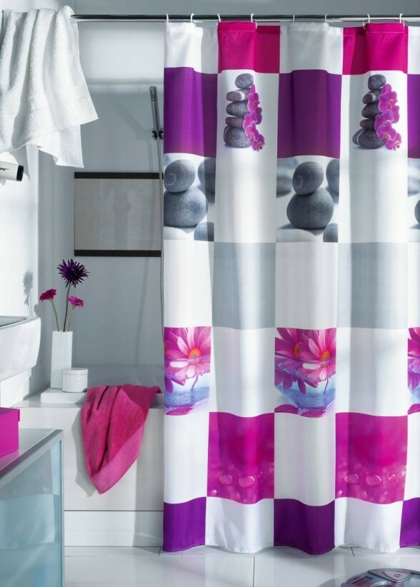 +30 Shower Curtains that Will Make You Wish to Take a Shower - Articles about Beautiful Decor 15 by  image