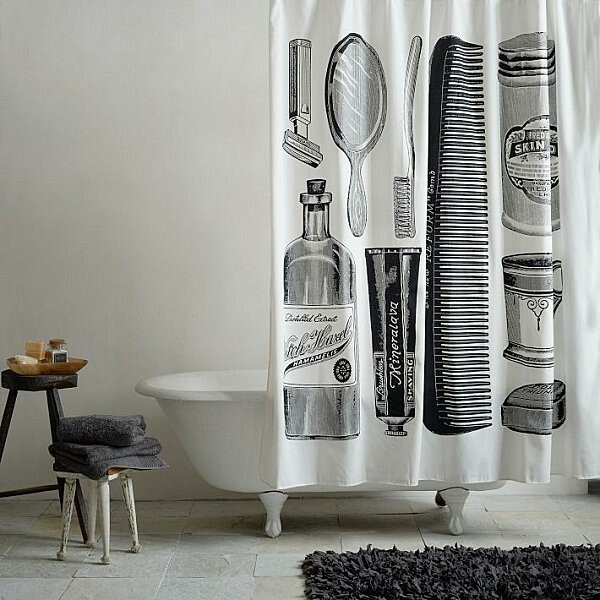 +30 Shower Curtains that Will Make You Wish to Take a Shower - Articles about Beautiful Decor 22 by  image