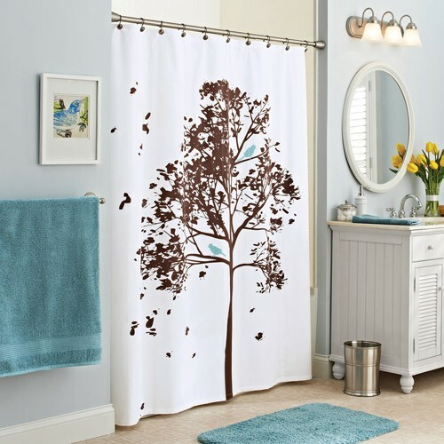 +30 Shower Curtains that Will Make You Wish to Take a Shower - Articles about Beautiful Decor 25 by  image