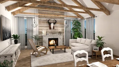 Living room designed in Planner 5D