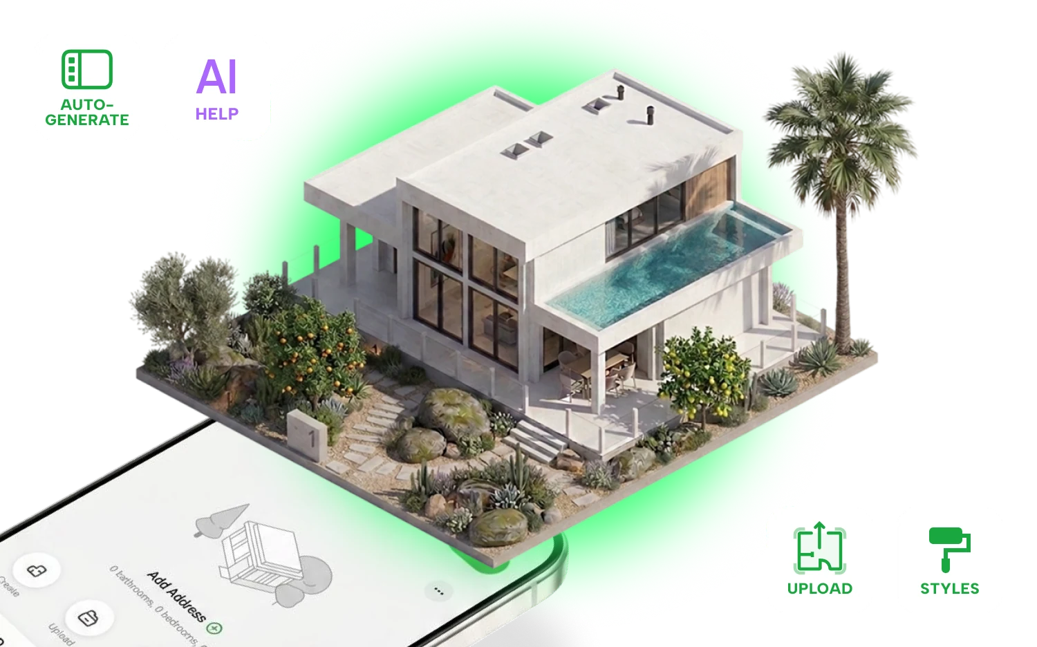 AI-powered home design tools in Planner 5D for Android