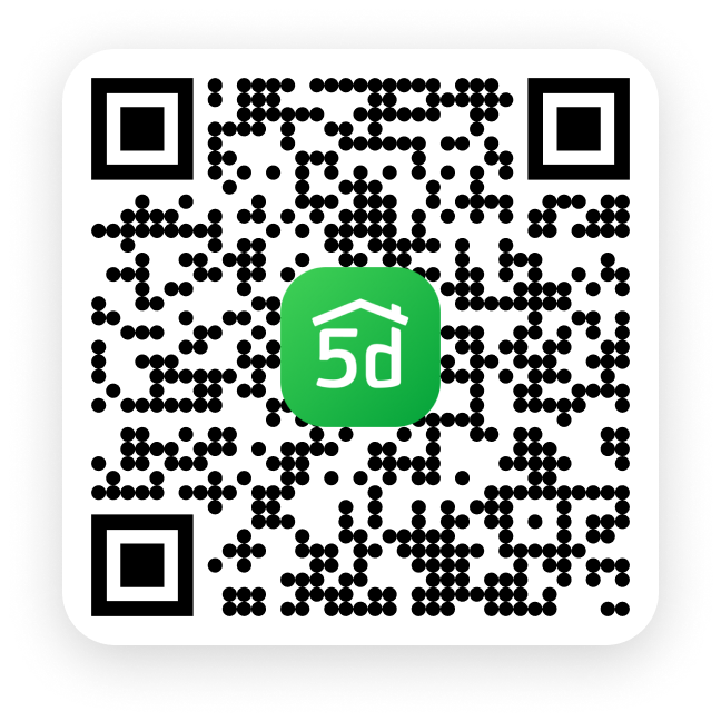 Scan the QR code to install Planner 5D for Android