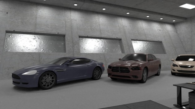 tony stark garage layout