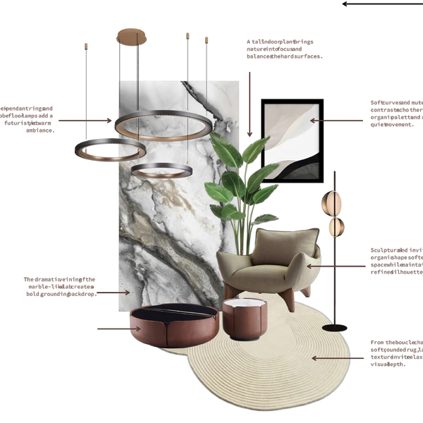 Organic modern interior #624 by Evelinaa