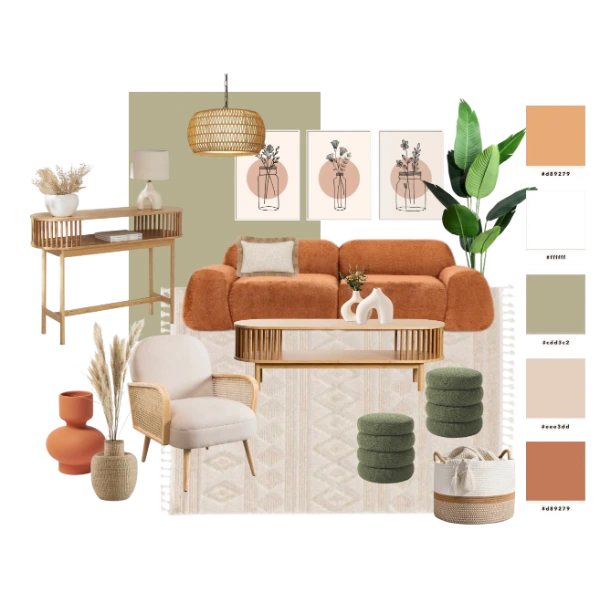 Boho Living Room #588 от Alexandra Cooper