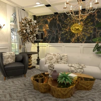 photos muebles decoración salón iluminación ideas