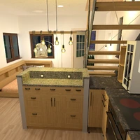 photos maison décoration salon cuisine eclairage ideas