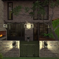 照片 露台 装饰 户外 照明 结构 创意