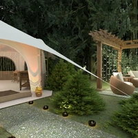 photos terraza decoración exterior iluminación paisaje ideas