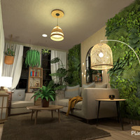fotos muebles decoración salón iluminación arquitectura ideas