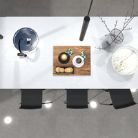 foto decorazioni cucina illuminazione famiglia caffetteria idee