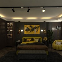 fotos apartamento mobílias decoração quarto iluminação ideias