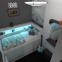 foto camera da letto cameretta illuminazione rinnovo famiglia idee