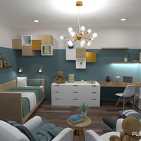 fotos muebles decoración dormitorio habitación infantil iluminación ideas