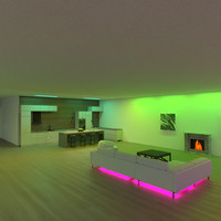 zdjęcia dom pokój dzienny kuchnia oświetlenie pomysły