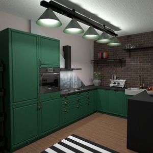 photos maison cuisine eclairage maison espace de rangement idées