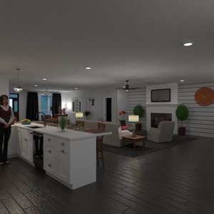 照片 独栋别墅 家具 装饰 客厅 厨房 照明 创意