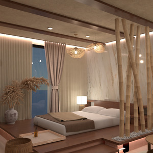 идеи декор спальня гостиная освещение архитектура идеи