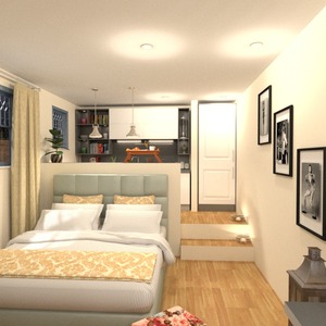 zdjęcia mieszkanie meble wystrój wnętrz zrób to sam sypialnia pokój dzienny kuchnia mieszkanie typu studio pomysły
