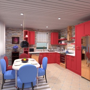 照片 独栋别墅 家具 装饰 厨房 餐厅 创意