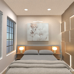 foto decorazioni camera da letto illuminazione monolocale idee