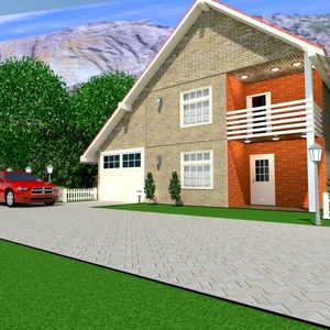 идеи дом терраса гараж ландшафтный дизайн архитектура идеи