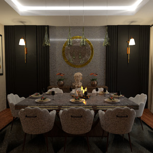 foto arredamento decorazioni illuminazione famiglia sala pranzo idee