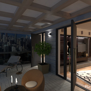 photos apartment terrace furniture decor lighting ideas