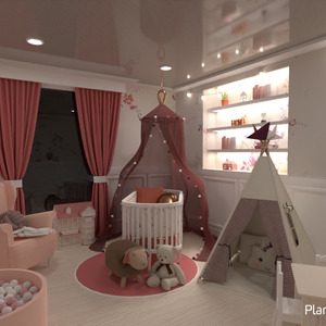 идеи мебель декор спальня детская освещение идеи