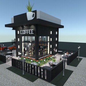 foto illuminazione paesaggio caffetteria architettura idee