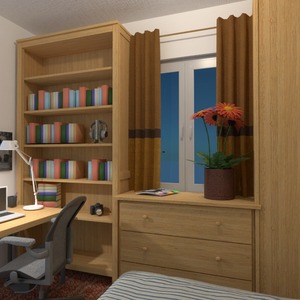 zdjęcia mieszkanie sypialnia biuro oświetlenie pomysły