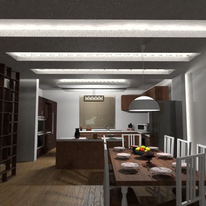 foto casa cucina illuminazione sala pranzo idee