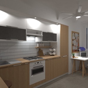 zdjęcia mieszkanie kuchnia biuro pomysły