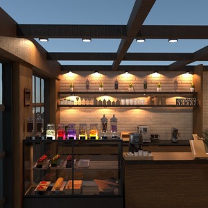 foto illuminazione rinnovo caffetteria sala pranzo architettura idee