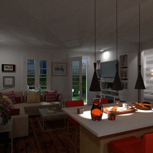 zdjęcia mieszkanie taras meble wystrój wnętrz zrób to sam pokój dzienny kuchnia oświetlenie pomysły