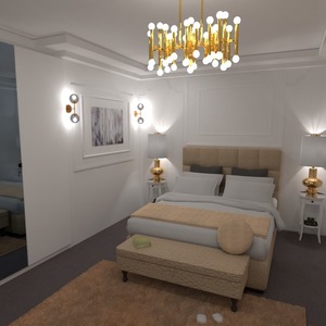 foto appartamento camera da letto illuminazione rinnovo architettura idee