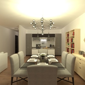 fotos muebles decoración cocina iluminación comedor ideas