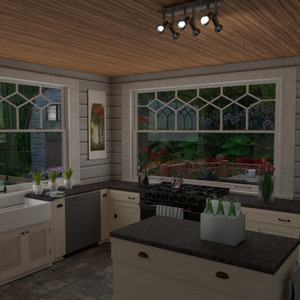 nuotraukos namas terasa virtuvė eksterjeras kraštovaizdis idėjos
