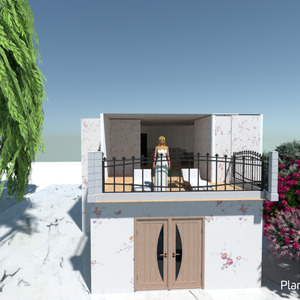 fikirler apartment house terrace ideas