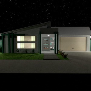 fotos casa garaje exterior iluminación paisaje arquitectura descansillo ideas