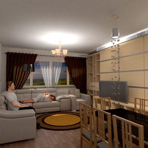 fikirler apartment living room lighting dining room ideas