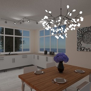 fotos mobílias decoração cozinha iluminação sala de jantar ideias