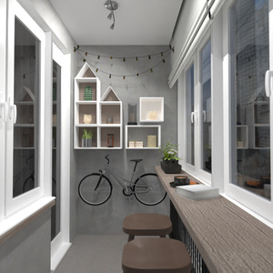 photos appartement terrasse meubles décoration espace de rangement idées