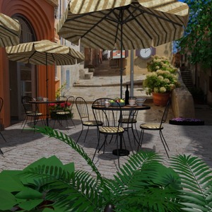 photos terrasse décoration extérieur eclairage paysage café architecture idées